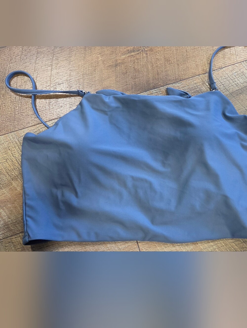 Steel Blue Cupshe Bathing suit Top